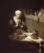 Nicolas Maes Old Woman in Prayer Spain oil painting artist